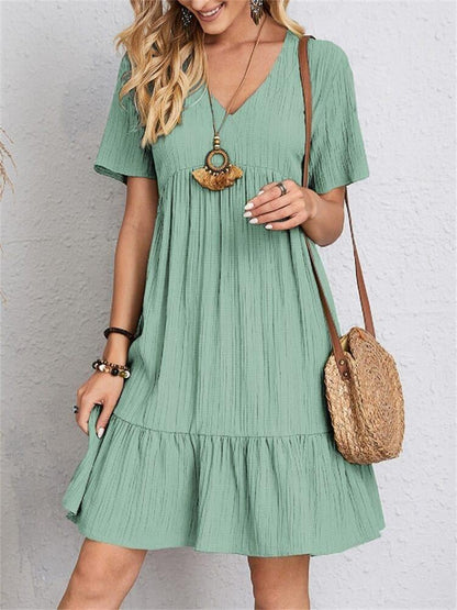 Isabella | V-Neck Casual Loose Dress