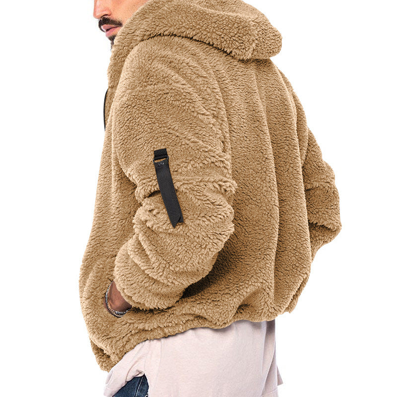 Luke | Warm Fleece Hooded Jacket