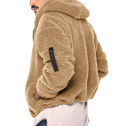 Luke | Warm Fleece Hooded Jacket