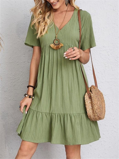 Isabella | V-Neck Casual Loose Dress