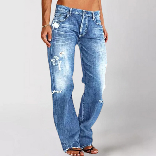 Jane™ - Loose wide-leg denim jeans