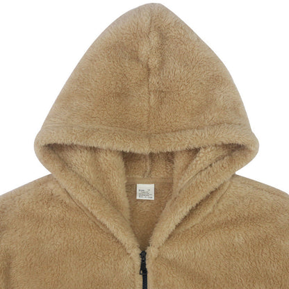 Luke | Warm Fleece Hooded Jacket