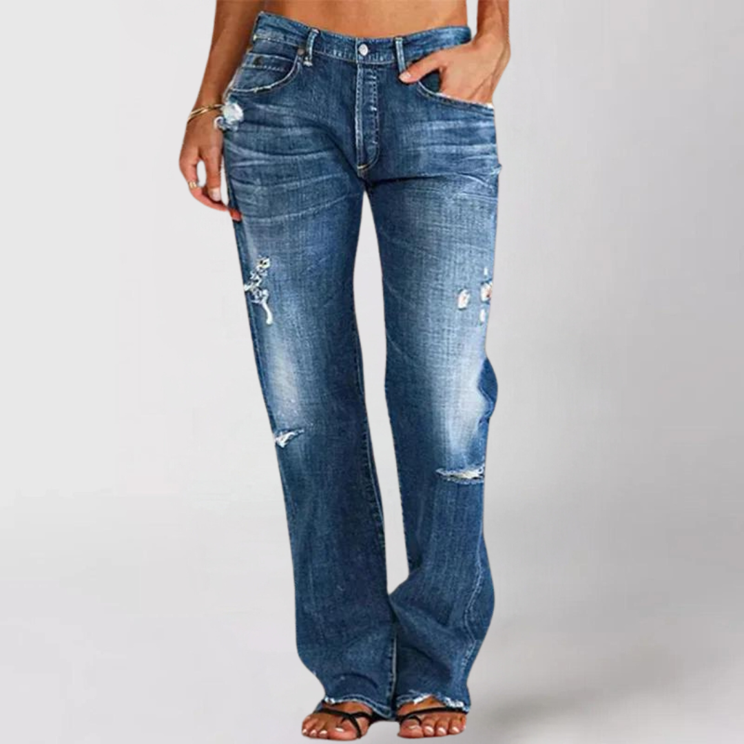 Jane™ - Loose wide-leg denim jeans