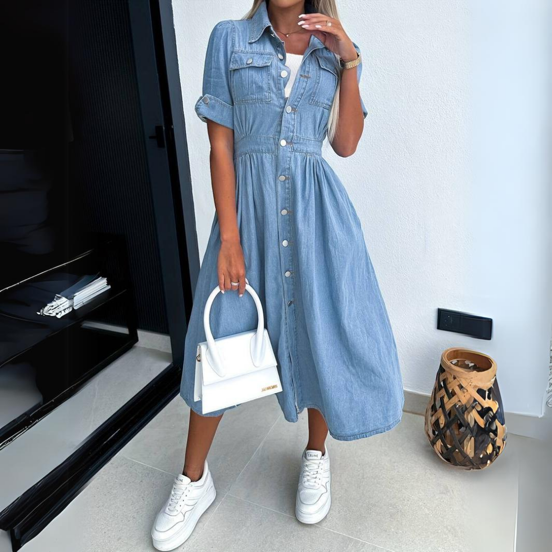 Lucy | Trendy Denim Dress for Women