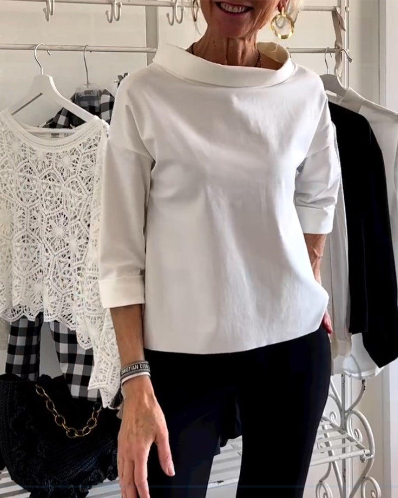 HANNAH I Edgy winter top