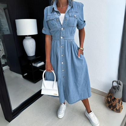 Lucy | Trendy Denim Dress for Women