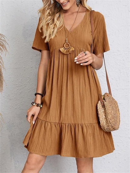 Isabella | V-Neck Casual Loose Dress