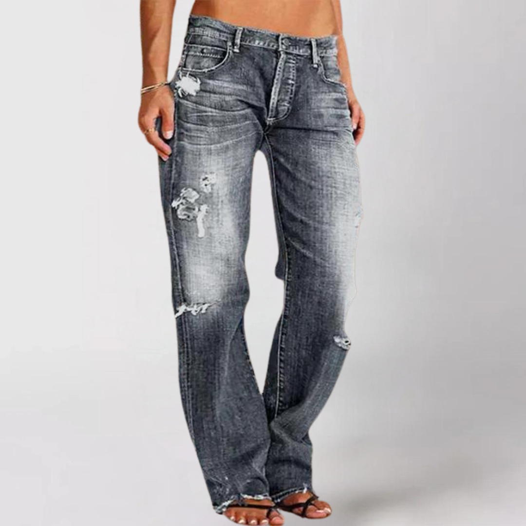 Jane™ - Loose wide-leg denim jeans