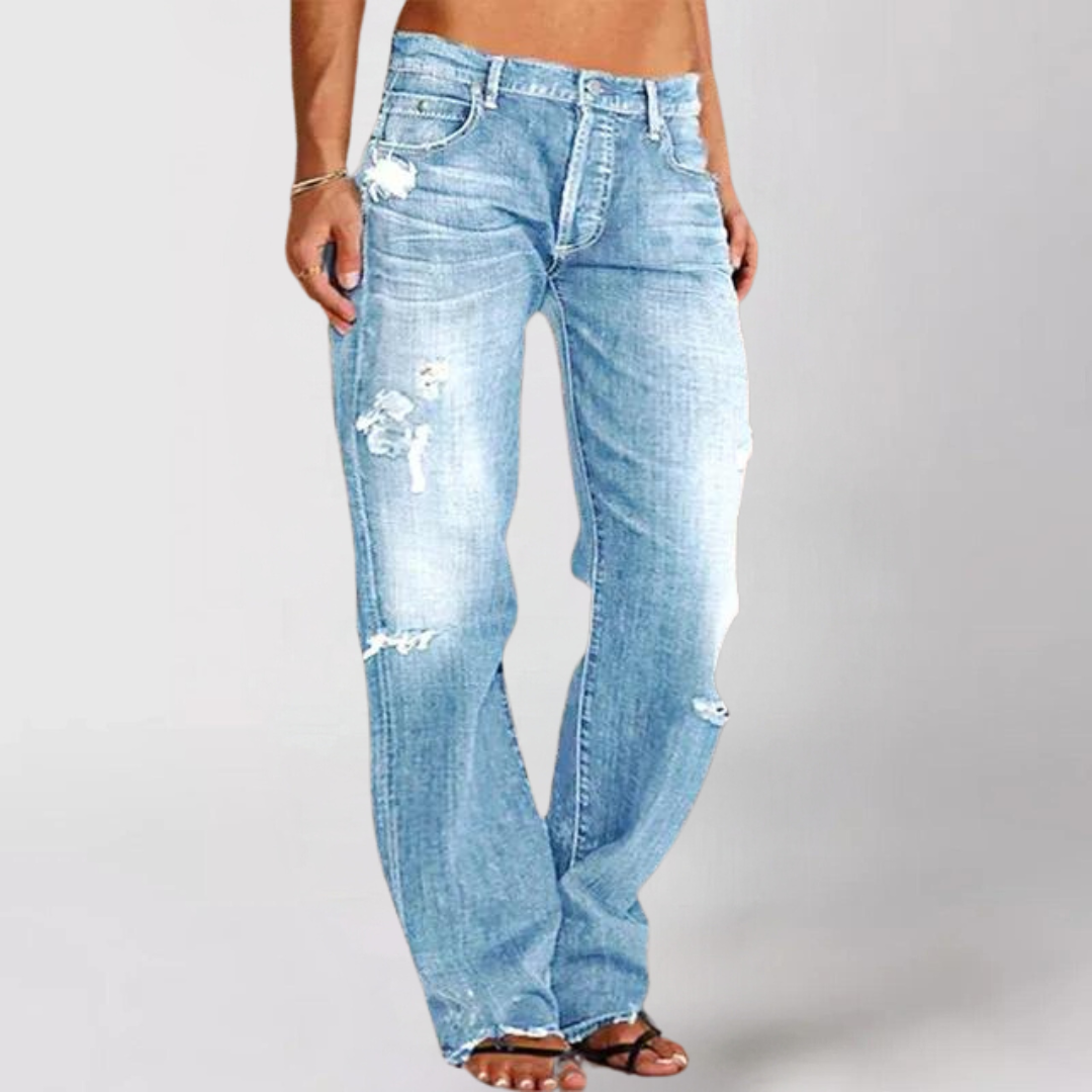 Jane™ - Loose wide-leg denim jeans