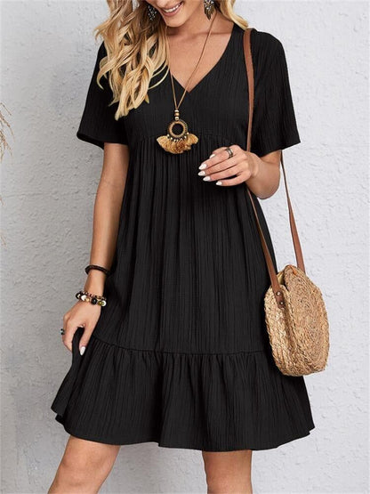 Isabella | V-Neck Casual Loose Dress