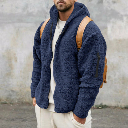 Luke | Warm Fleece Hooded Jacket