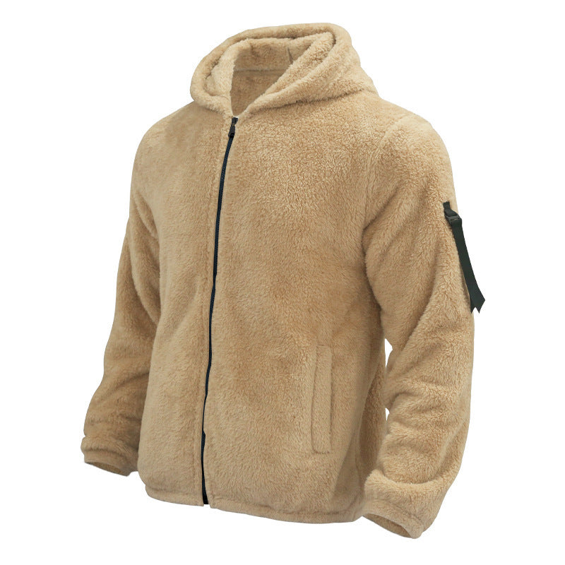 Luke | Warm Fleece Hooded Jacket