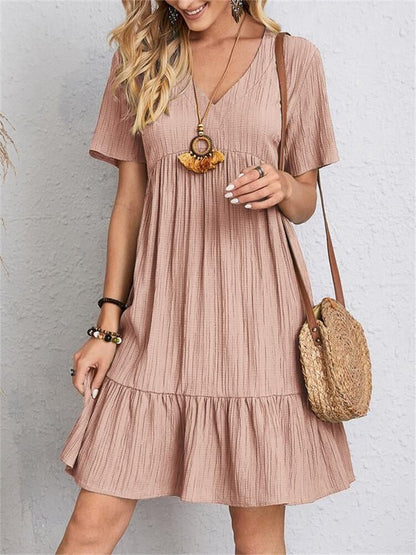 Isabella | V-Neck Casual Loose Dress