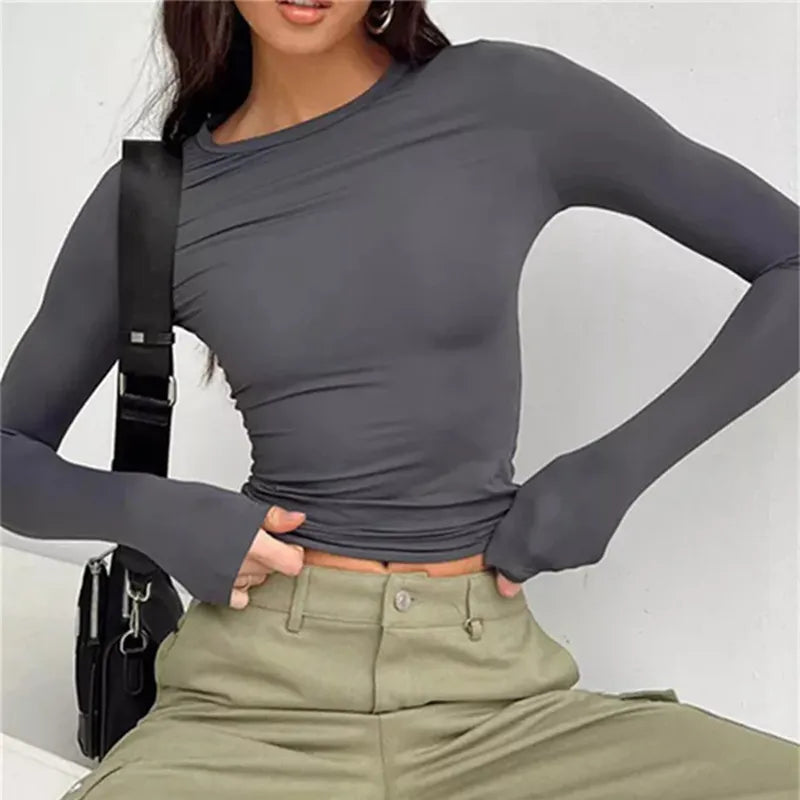 Women's Slim Fit Long Sleeve Casual Shirt