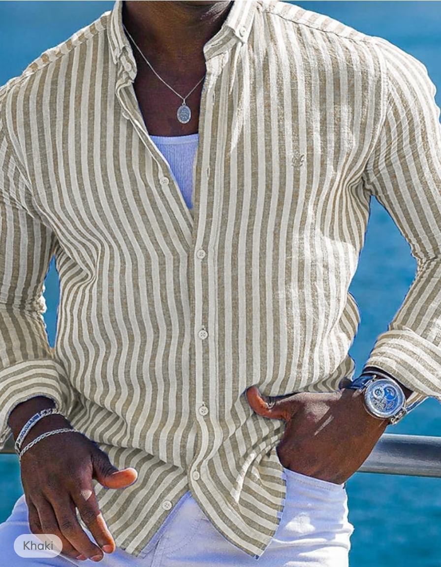 PAUL | Striped Button-up Shirt