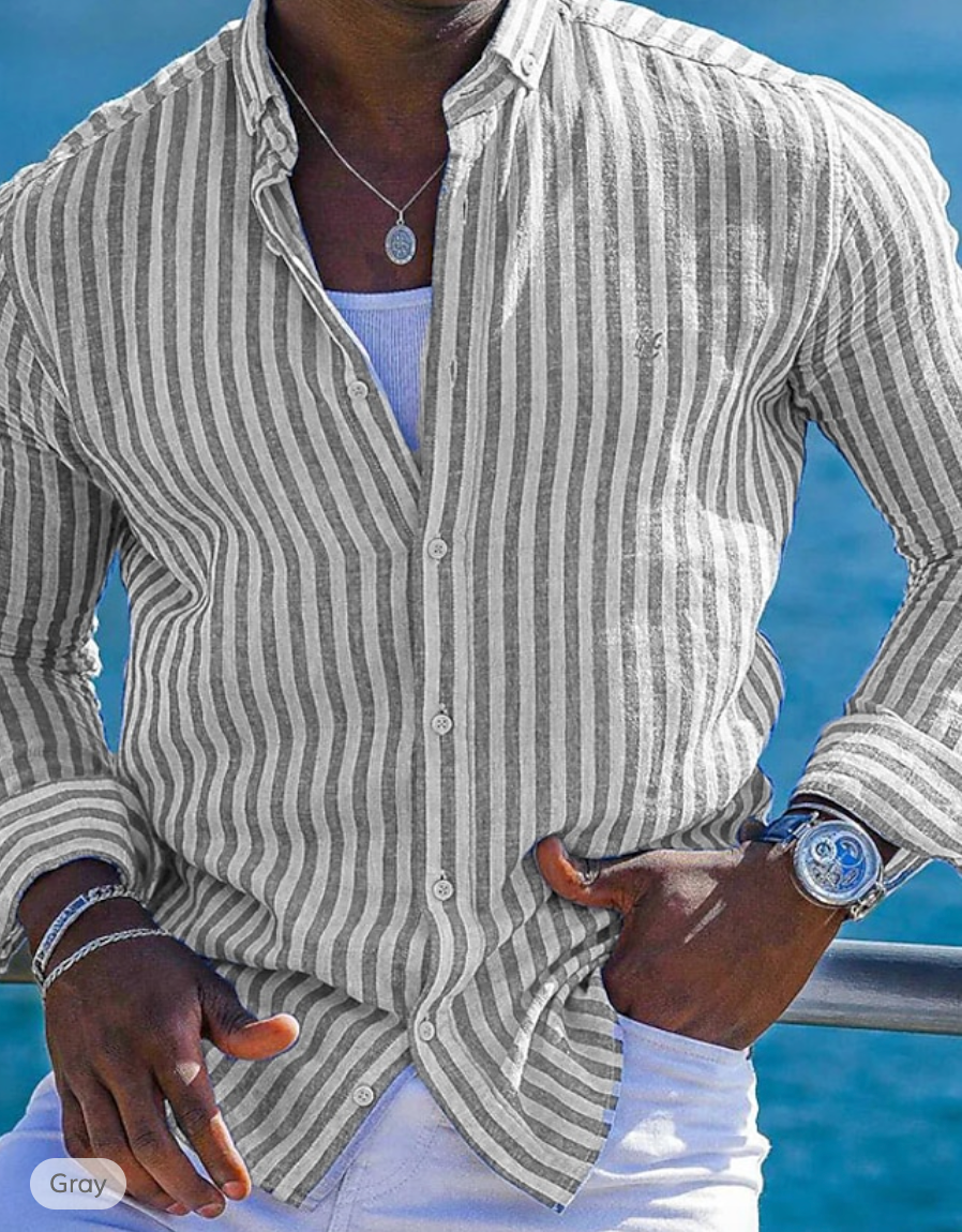 PAUL | Striped Button-up Shirt