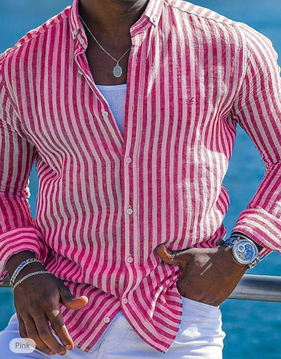 PAUL | Striped Button-up Shirt