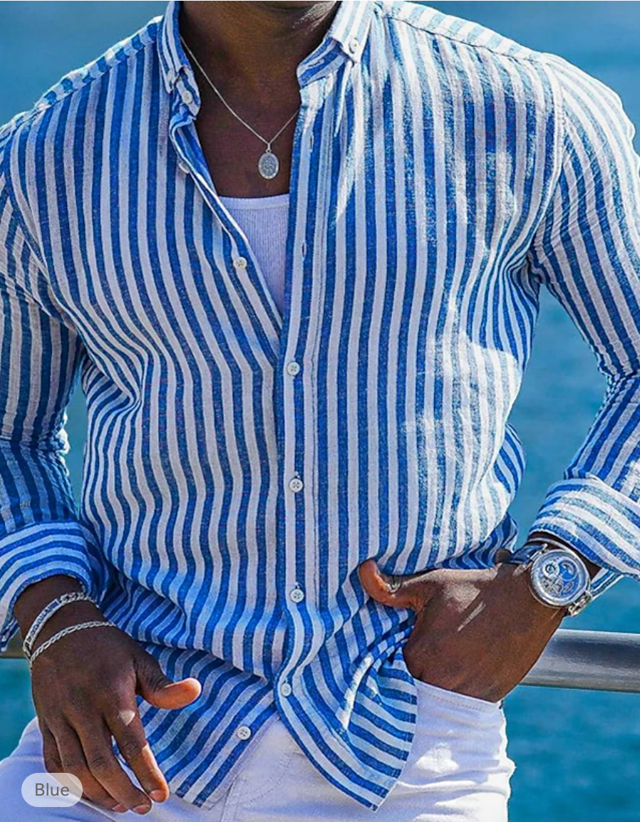 PAUL | Striped Button-up Shirt