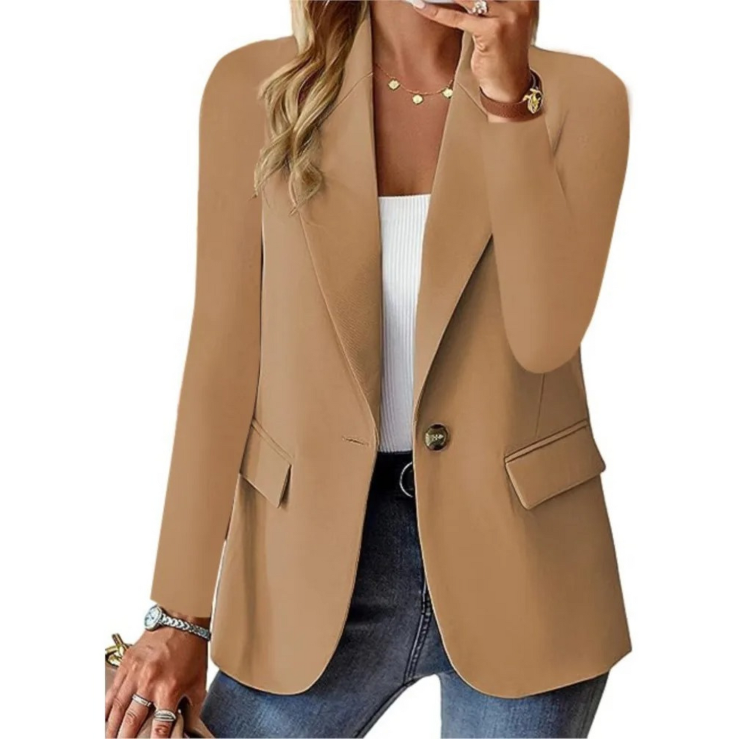 Ann | Sophisticated Long Sleeve Blazer