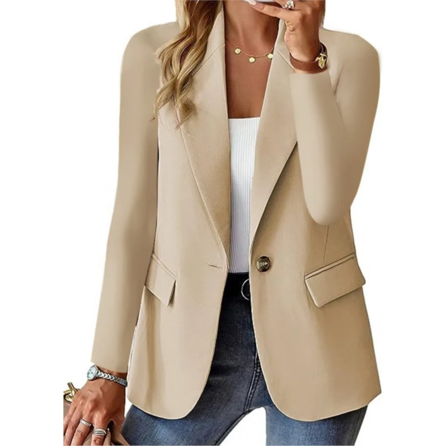 Ann | Sophisticated Long Sleeve Blazer