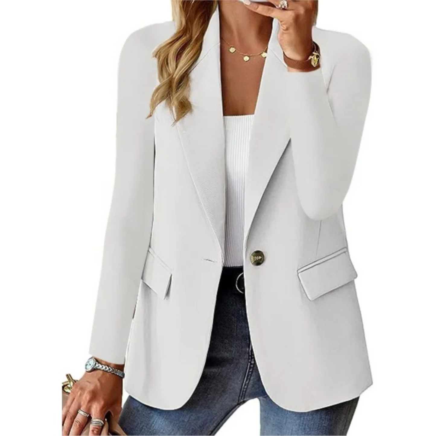 Ann | Sophisticated Long Sleeve Blazer