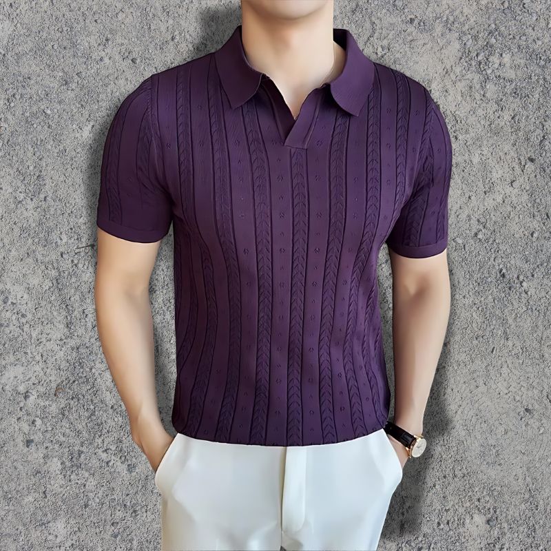 Luxe | V-Neck Polo