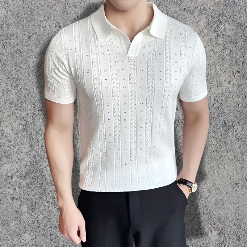 Luxe | V-Neck Polo