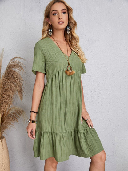 Isabella | V-Neck Casual Loose Dress