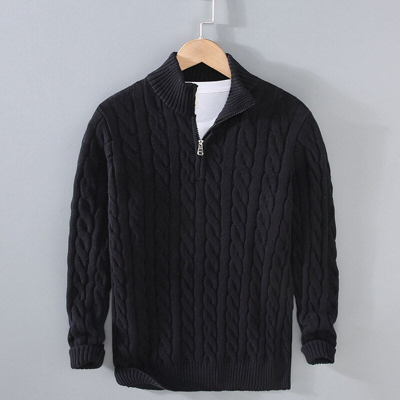 Giovani | Knit Zipper Sweater