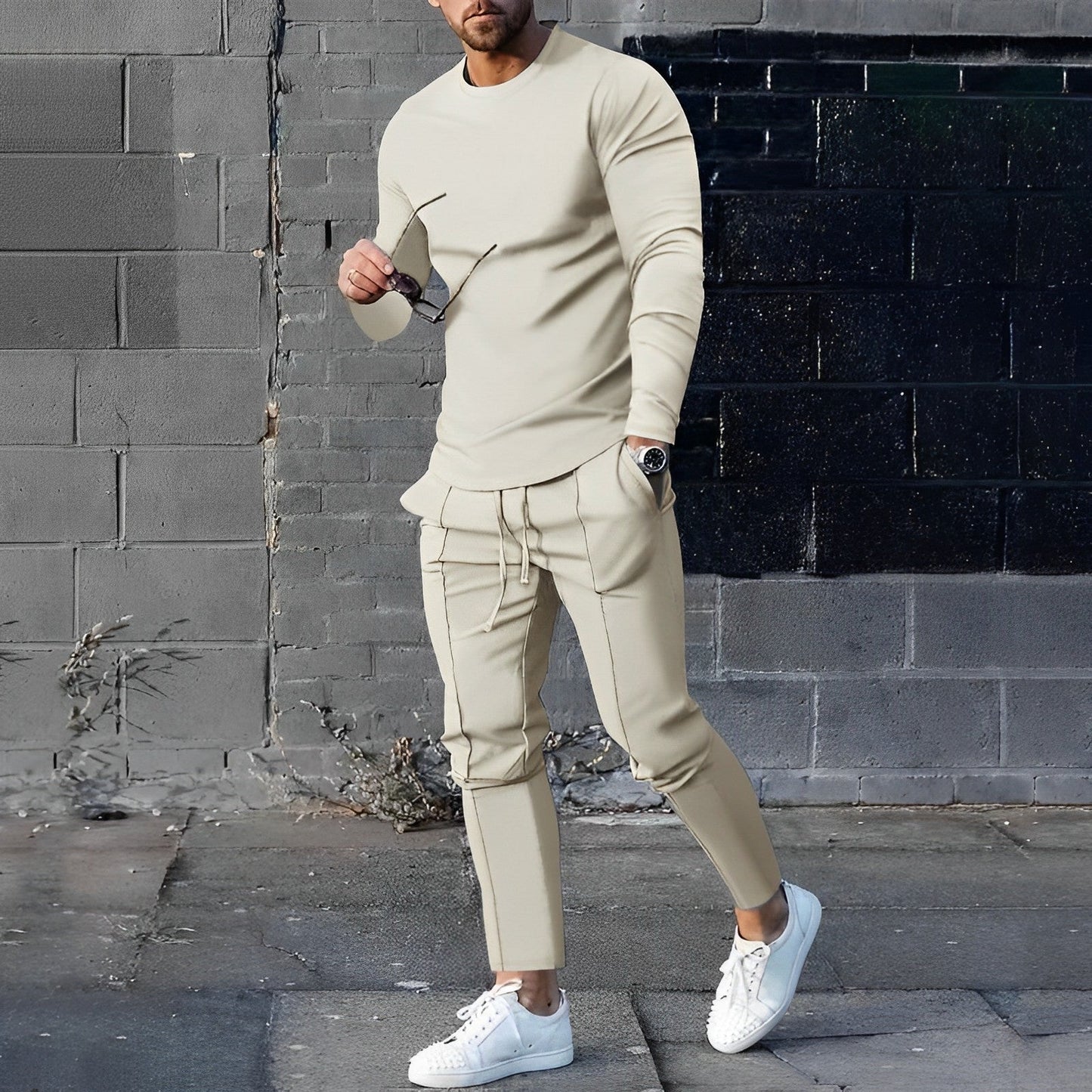 Caspian | Long-Sleeve Shirt and Trousers