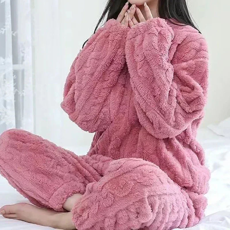 Knitted Fleece Pajamas