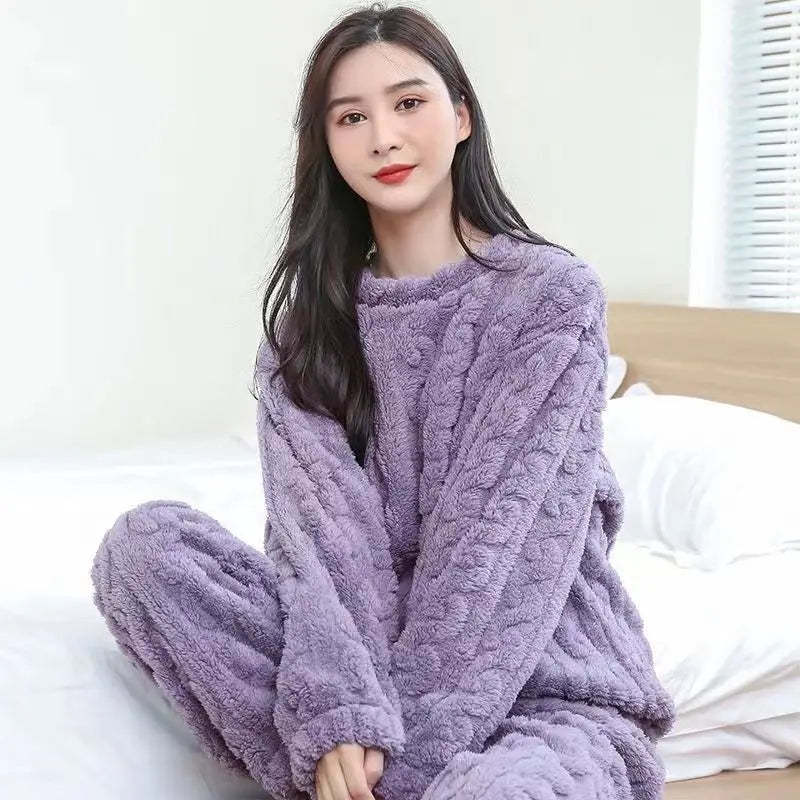 Knitted Fleece Pajamas