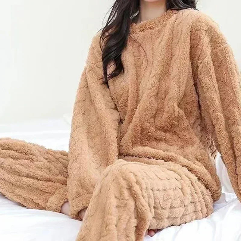 Knitted Fleece Pajamas