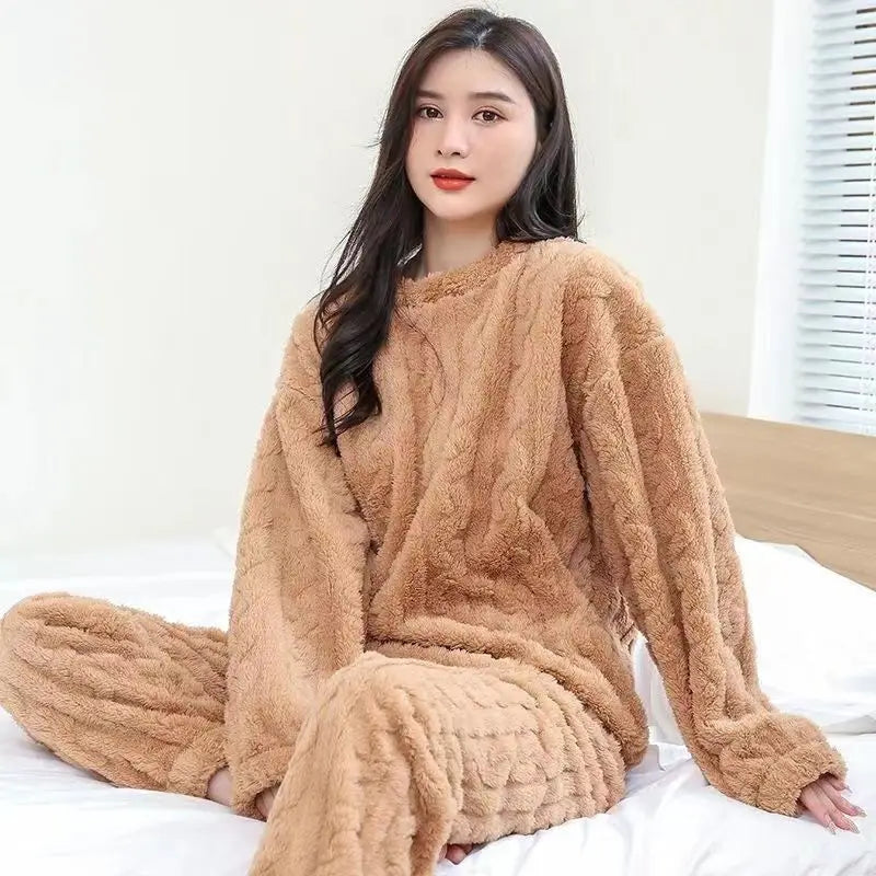 Knitted Fleece Pajamas