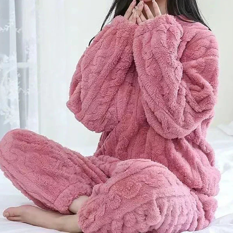 Knitted Fleece Pajamas