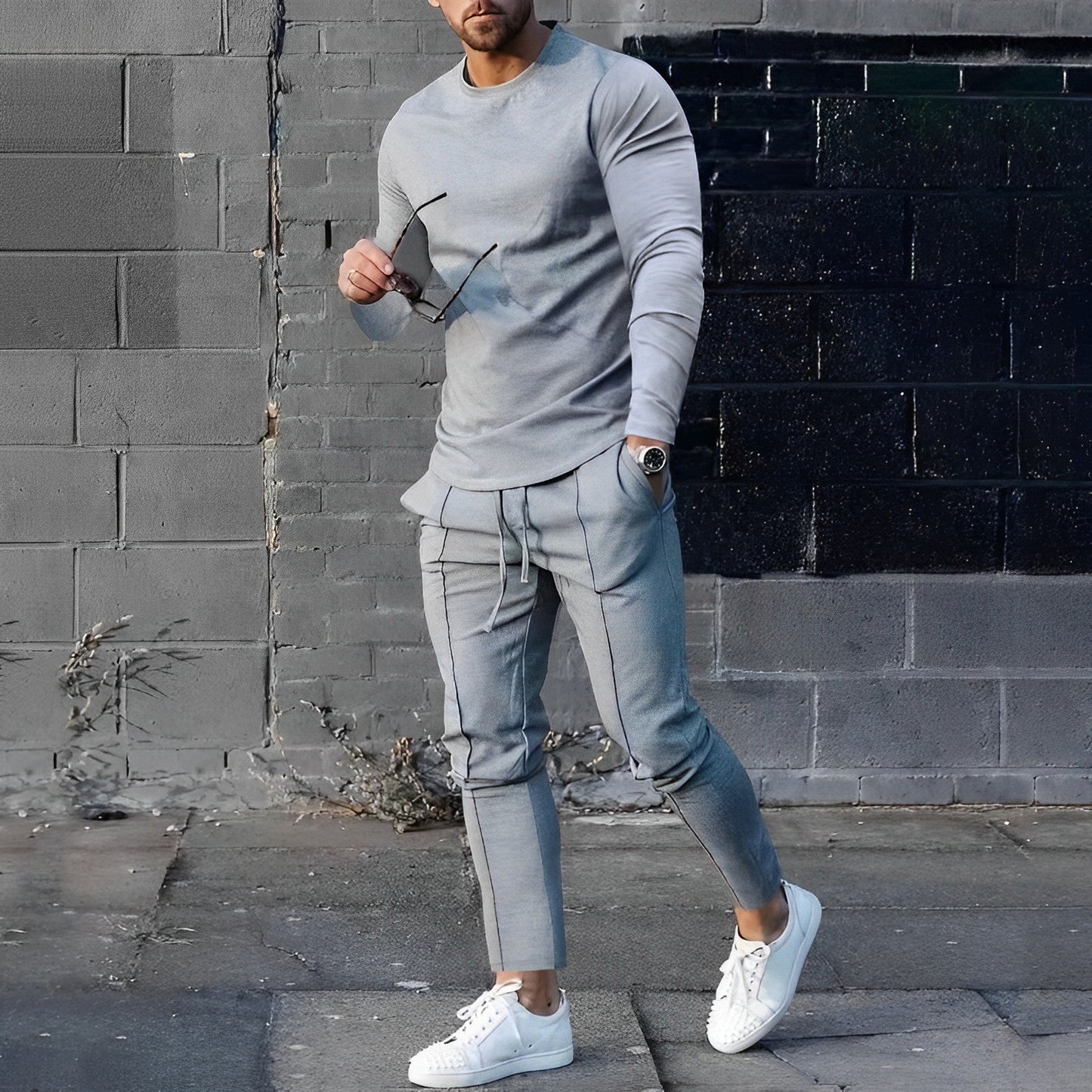 Caspian | Long-Sleeve Shirt and Trousers