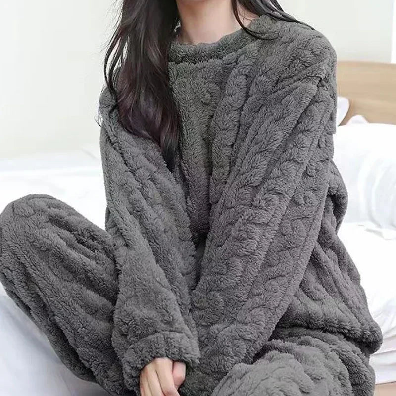 Knitted Fleece Pajamas