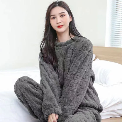 Knitted Fleece Pajamas