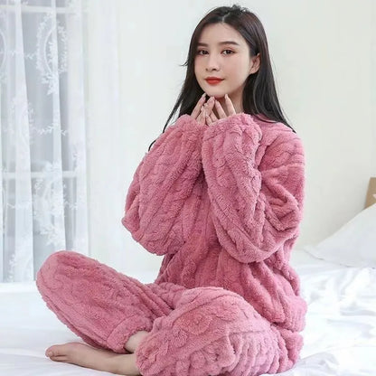 Knitted Fleece Pajamas