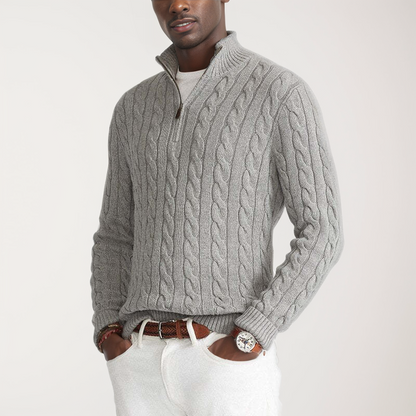 Giovani | Knit Zipper Sweater