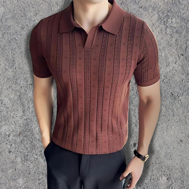 Luxe | V-Neck Polo