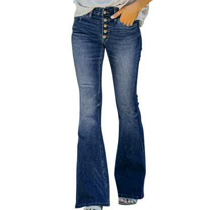 Nora | High Rise Bell Bottom Jeans