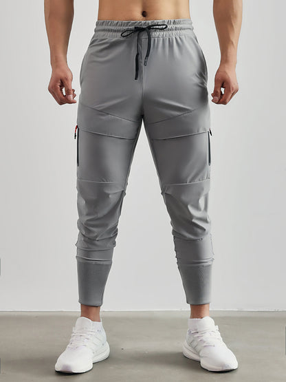 Men's Cool Fitted Cargo Jogger Athletic Pants