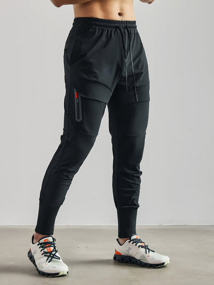 Men's Cool Fitted Cargo Jogger Athletic Pants