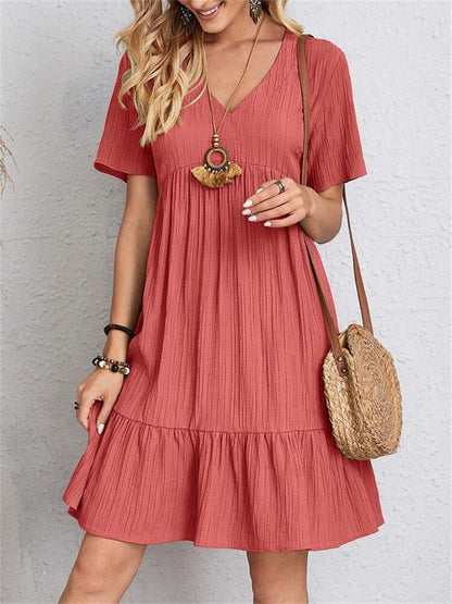 Isabella | V-Neck Casual Loose Dress