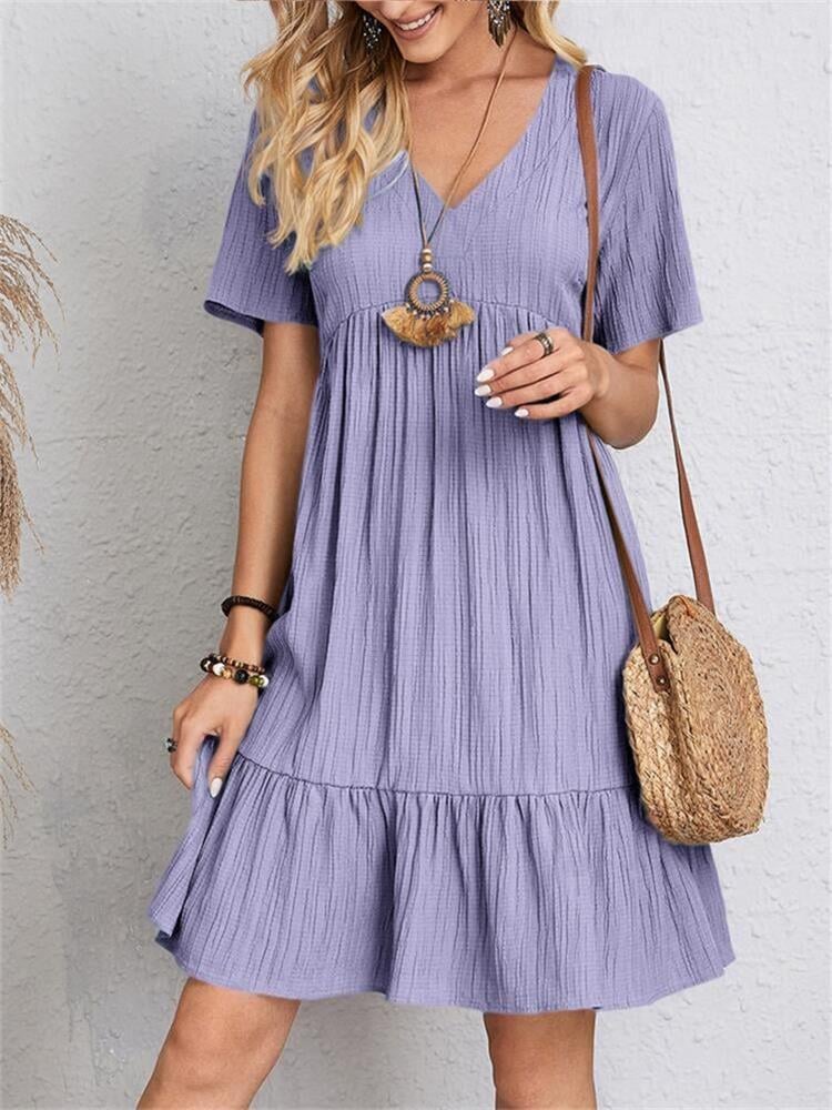 Isabella | V-Neck Casual Loose Dress