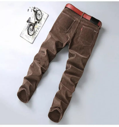 Steven | Corduroy Slim Stretch Pants