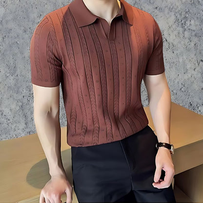 Luxe | V-Neck Polo